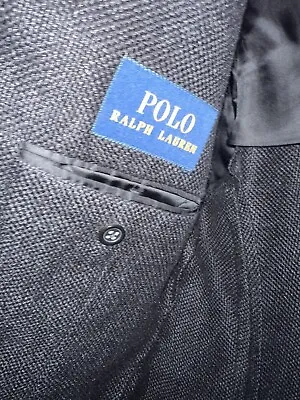Immaculate Polo Ralph Lauren Men’s Wool Jacket Black Size 40 - Wedding/party  • £65