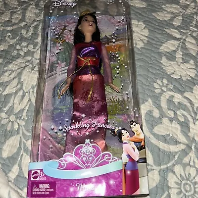 Disney Sparkling Princess Mulan Doll 2008 New In Box • $20