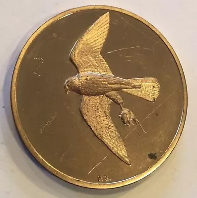 Peter Scott Birds Kestrel Coin Medal Wildlife • $9.95
