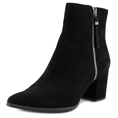 Michael Kors Women's Dawson Bootie Black Suede Zip Boots 11 • $135