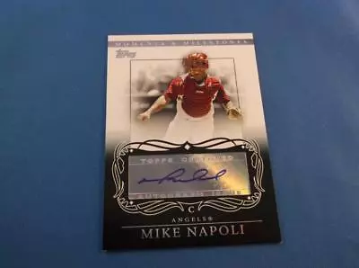 Mike Napoli Topps Moments And Milestones 2007 Autograph AUTO RA-MN • $8.44