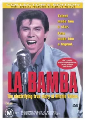 La Bamba DVD (1987) Collector’s Edition Region 4 Brand New Sealed • $16.16