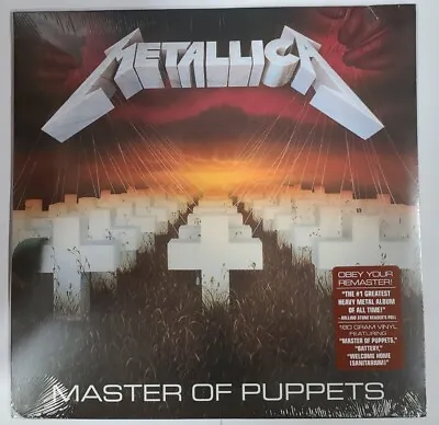 Metallica – Master Of Puppets - LP Vinyl Record 12  - NEW Sealed - Heavy Metal • $28.95
