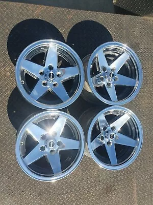 $1495 • Buy ProStar Deep Dish 14x7 14x8 Suit Holden HK HT HG Torana Polished New Nuts/caps 