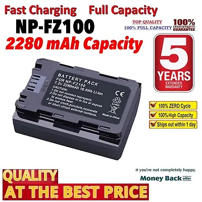 $47.98 • Buy Replacement NP-FZ100 Battery For Sony Alpha A7 A7R A7S Mark 3 4 III IV Camera