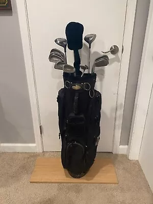 Men's Golf Set W/ Vulcan Irons & Black Cart Bag - 13 Clubs - S Flex - RH • $150