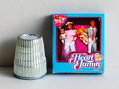 Dollhouse Miniature 1:12 Heart Family Doll Box - 1980s Dollhouse Girl  • $6.99