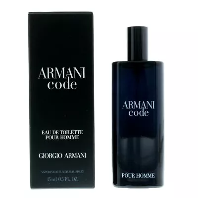 £17 • Buy Giorgio Armani Code Pour Homme Eau De Toilette Spray 15ml-New&Sealed-Free Post 