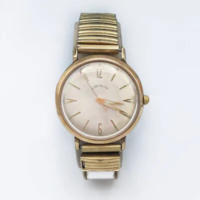 Rare 1960's Vintage Men's Lord Elgin Watch With Vintage Rotating Calendar Band • $395