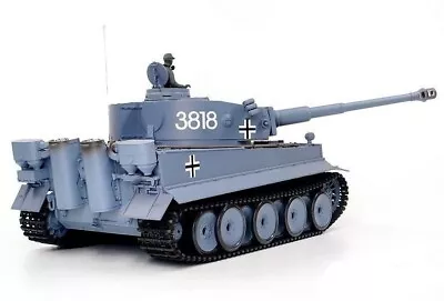 RC BB Tank 1:16 Heng Long Tiger Upgrade METAL SUSPENSION 2.4g V7 SMOKE IR Model • $349