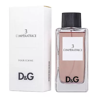 D&G 3 L'IMPERATRICE By Dolce & Gabbana 3.3 Oz / 100 Ml EDT SPRAY WOMEN NIB SEAL • $119.99