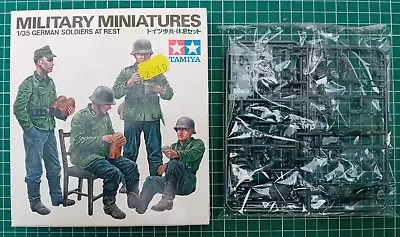 Tamiya - German Soldiers At Rest 1:35 Scale Model Kit Uncommon • £16.99
