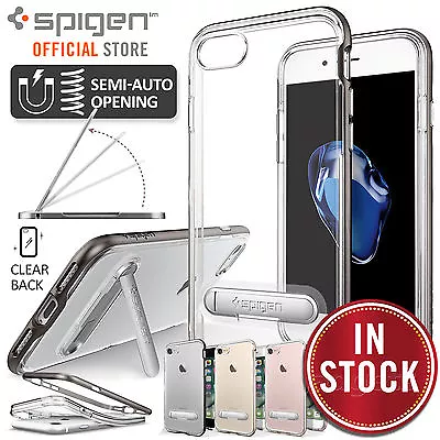 Genuine SPIGEN Crystal Hybrid Ultra Tough Bumper Cover For Apple IPhone 8 7 Case • $29.99