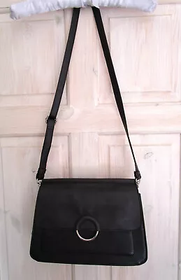 £4.99 • Buy M&S Limited Collection Structured Black Faux Snakeskin Shoulder Bag