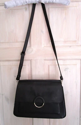 £4.99 • Buy M&S Limited Collection Structured Black Faux Snakeskin Shoulder Bag