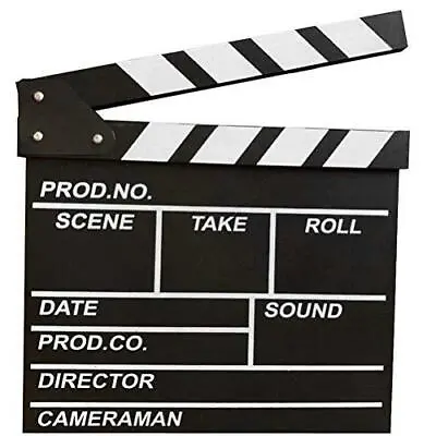 BERON Professional Vintage TV Movie Film Clap Board Slate Cut Prop Director • $12.89