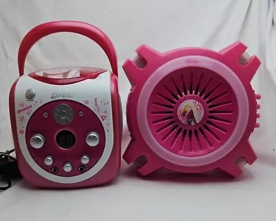 Barbie Karaoke Machine & CD Player Working And Barbie Sound Box No Mircophone  • £20