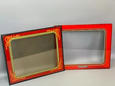 Lot Of 2 Vintage Slot Machine Belly Glass Video Poker Cave 13 1/2x11 1/2 • $29.99