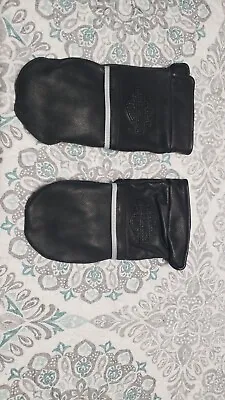 $69 • Buy Harley Davidson Leather Fingerless Gloves
