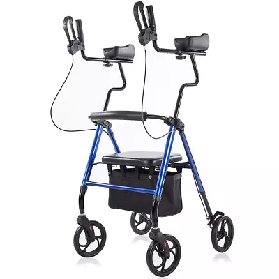 $96.79 • Buy 2023 OEM ELENKER WALKER Upright Rollator Walker Stand Up Walking Medical Aid