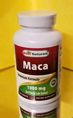 Best Naturals Gelatinized Maca 1000mg 120 Tablets  • $14.50