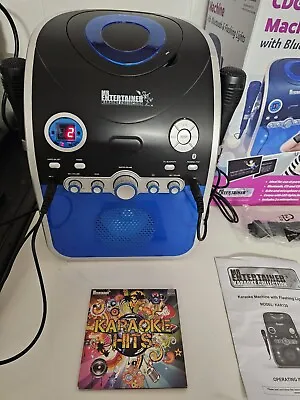 Mr Entertainer CDG Karaoke Machine With Bluetooth & Flashing LED Lights Boxed • £45