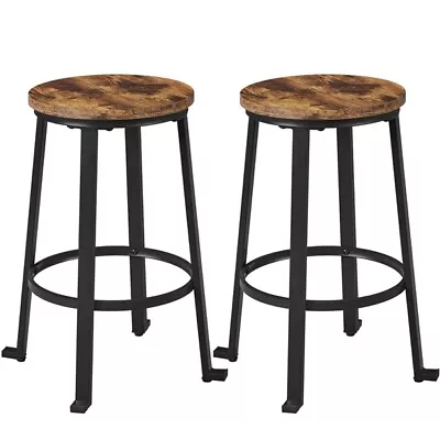 Metal Barstools  24” Counter Height Bar Stools Set Of 2 For Kitchen/Dining Room • $44.99