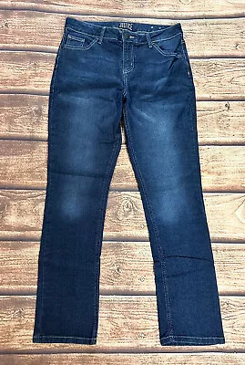 Justice Jeans Girls Size 16 Plus (30x29) Mid-Rise Skinny Dark Wash Stretch Denim • $8.76