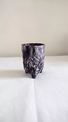 DAVIDSON Malachite Glass Vase  • £8
