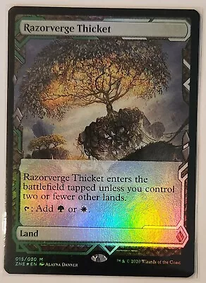 Mtg - Razorverge Thicket Zendikar Rising FOIL NM • $9.99