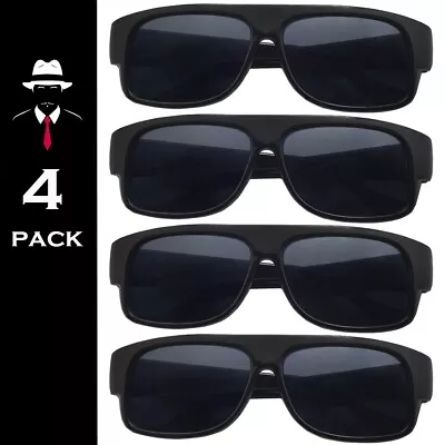 Eazy E Sunglasses 4 Pack Super Dark Lens OG Gangster Style Sunglasses New Sun • $11.95