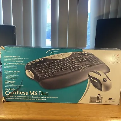 Logitech MX Duo  Wireless Keyboard & Rechargeable Wireless Mouse Discontinued • $58.50