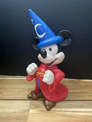 Rare Schmid Disney Mickey Mouse Sorcerer's Apprentice Music Box Limited Fantasia • $54.99