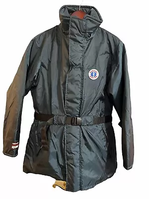 Mustang Survival Jacket Men’s Large Navy MC1504 Floatation Coat Aid Type II New • $169