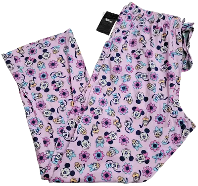 Official Disney Mickey & Friends Purple Comfy Pajama Sleepwear Lounge Pants! • $19.99