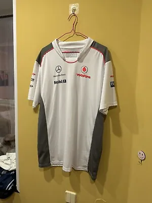 Formula 1 F1 Vodafone Mclaren Mercedes 2011 Shirt Jersey Hamilton Era Size Xl • $28