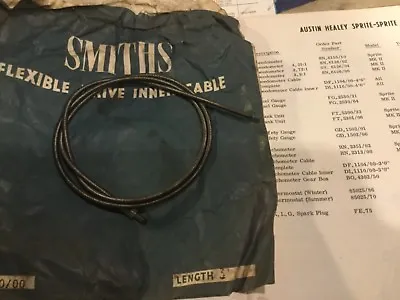 NOS Smiths Inner Tachometer Cable DI1100/00 3’0. Sprite MKII Midget I —25/1— • $15