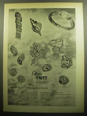 1958 Olga Tritt Jewelry Advertisement • $19.99