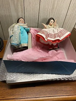 Vintage Madame Alexander International Dolls- Russia & India With Stands-7.5” • $20