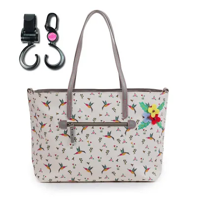 £79.99 • Buy Pink Lining Notting Hill Tote Changing Bag Hummingbird & Hook & Stroll Clips