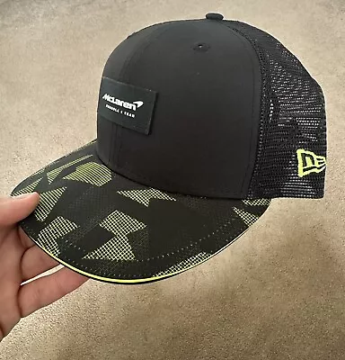 McLaren F1 New Era 9Fifty Lando Norris Geo Pre Curve Hat - Black/Green  (M/L) • $35