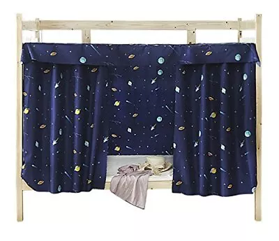 Cabin Bunk Bed Tent Curtain Cloth Dormitory Mid-sleeper Bed Canopy Spread • £18.99