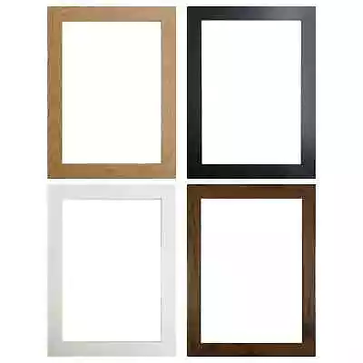 BLACK Picture Frame WALNUT OAK WHITE A1 A2 A3 A4 A5 Modern Poster Photo Frames • £2.99