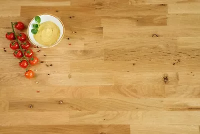 £22.90 • Buy SALE! Rustic Oak Worktop Length: 1M 1.2M 2.5M 3M; Free Cut To Size, BUDGET OAK