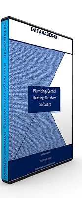 Plumbing/Central Heating Company Software/ Database EASY TO USE • £19.99