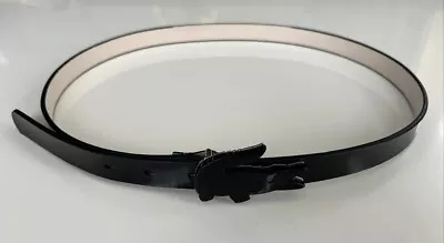 LACOSTE Black Patent Leather Woman’s Belt • £37.95