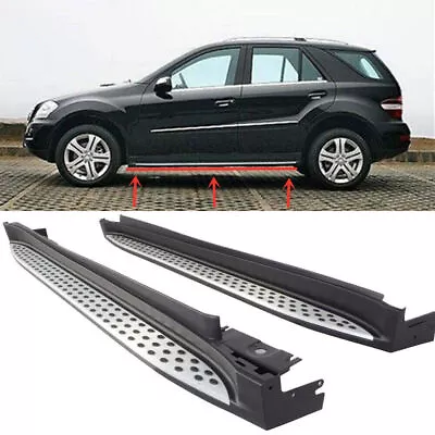 Fits For Mercedes Benz ML350 W164 2006-2012 Nerf Bar Running Boards Side Steps • $535.92