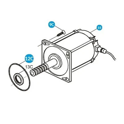 CAME FROG MOTOR UNIT 119RIA088 - Parts • £280