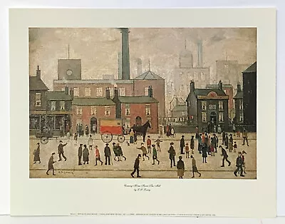 Reproduction Print Coming Home From The Mill By L.S Lowry • $14.93