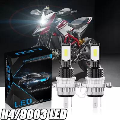 For Ducati Hypermotard 796 1100 S EVO LED Motorcycle Headlight 6000K White Bulbs • $18.59